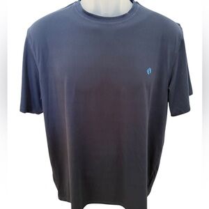 HANG TEN Retro Logo Navy Blue Tee Shirt Men M Medium